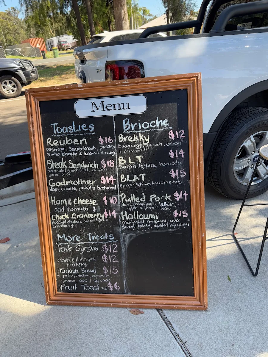 Menu, Flat Bickie