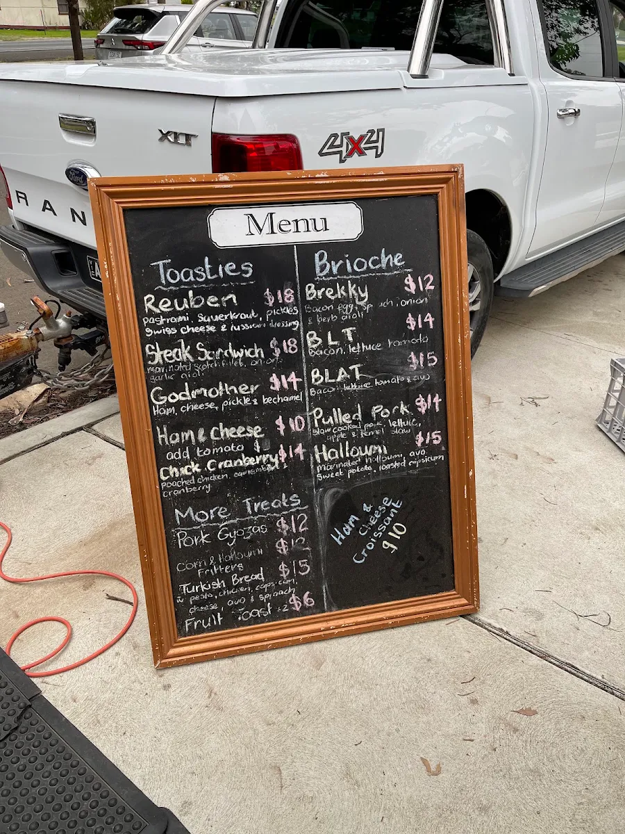 Menu, Flat Bickie
