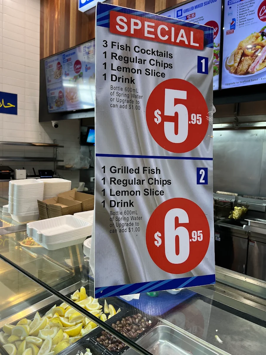 Menu, Fish & Chix - Merrylands