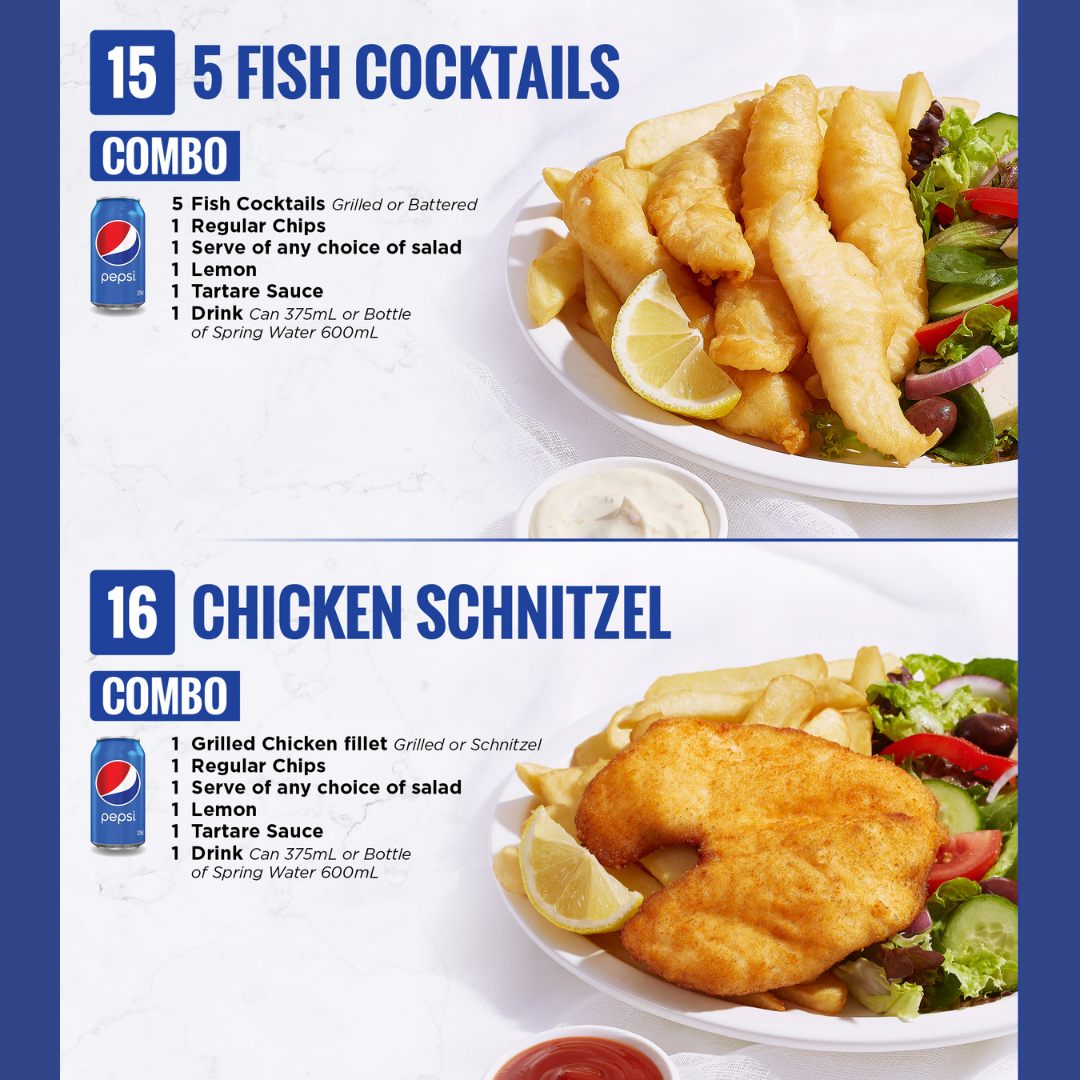 Menu, Fish & Chix - Merrylands