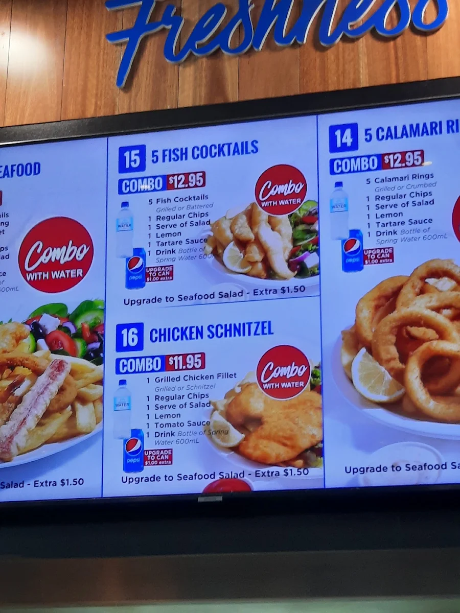 Menu, Fish & Chix - Merrylands