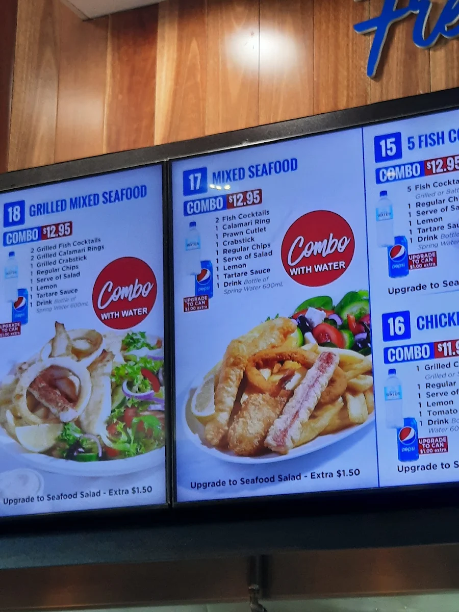 Menu, Fish & Chix - Merrylands
