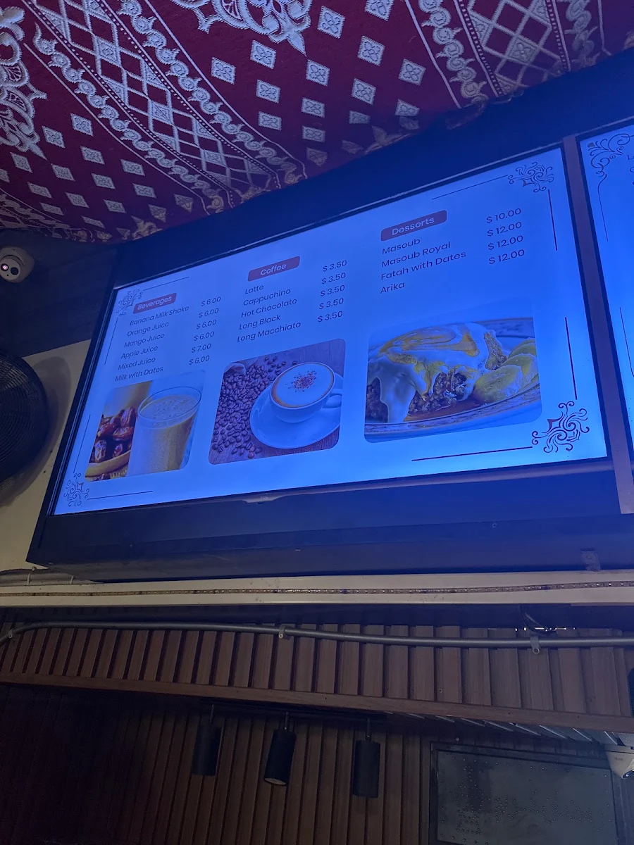 Menu, Roza Restaurant Mandi