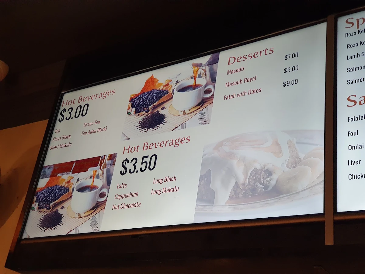 Menu, Roza Restaurant Mandi