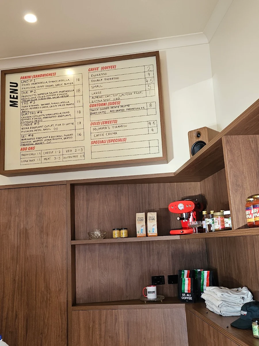 Menu, Andiamo Panino