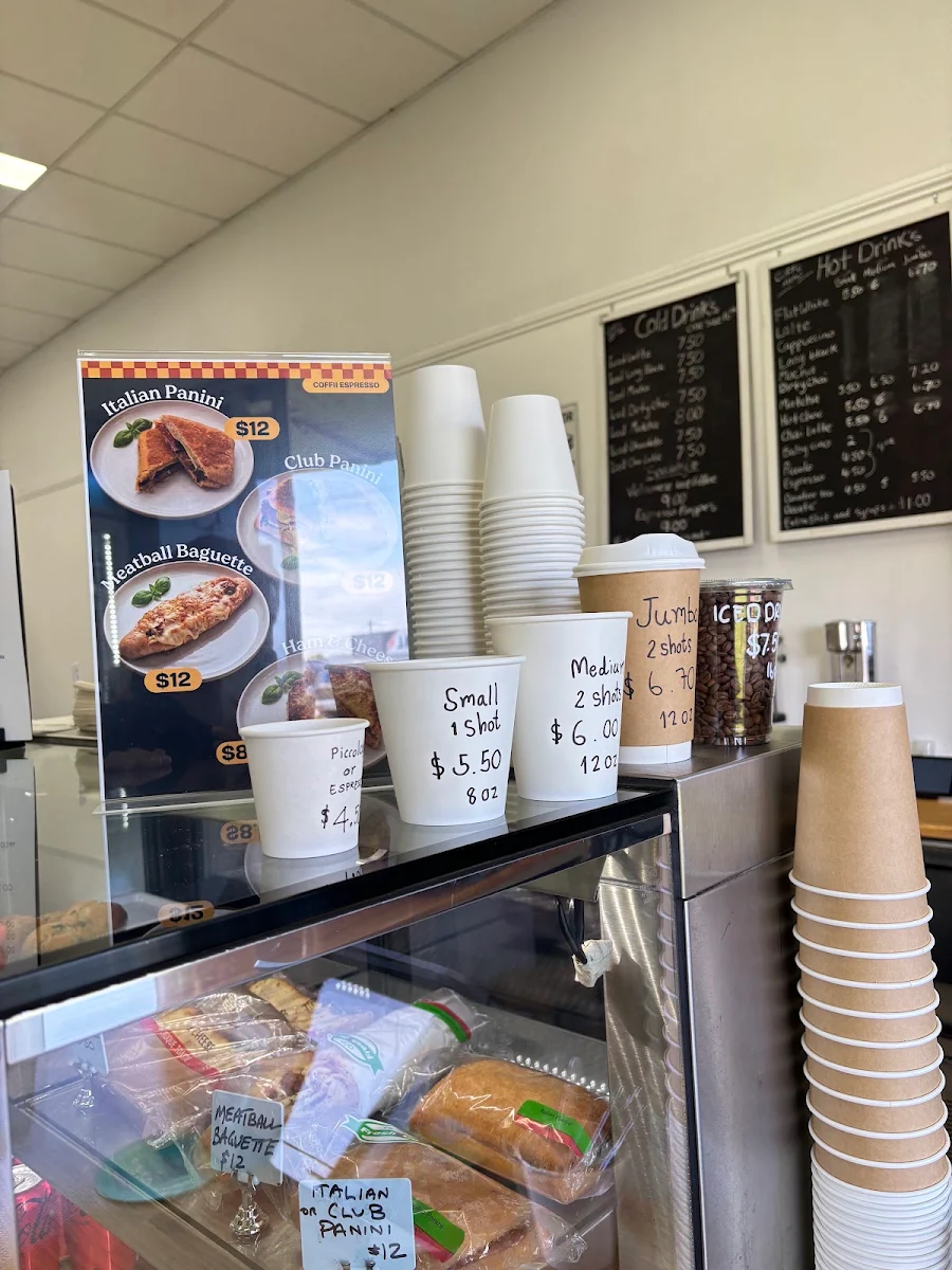Menu, COFFii Espresso