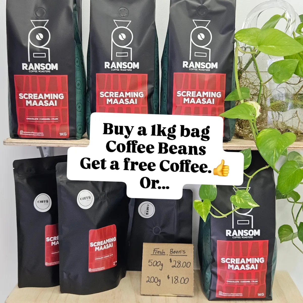 Menu, COFFii Espresso