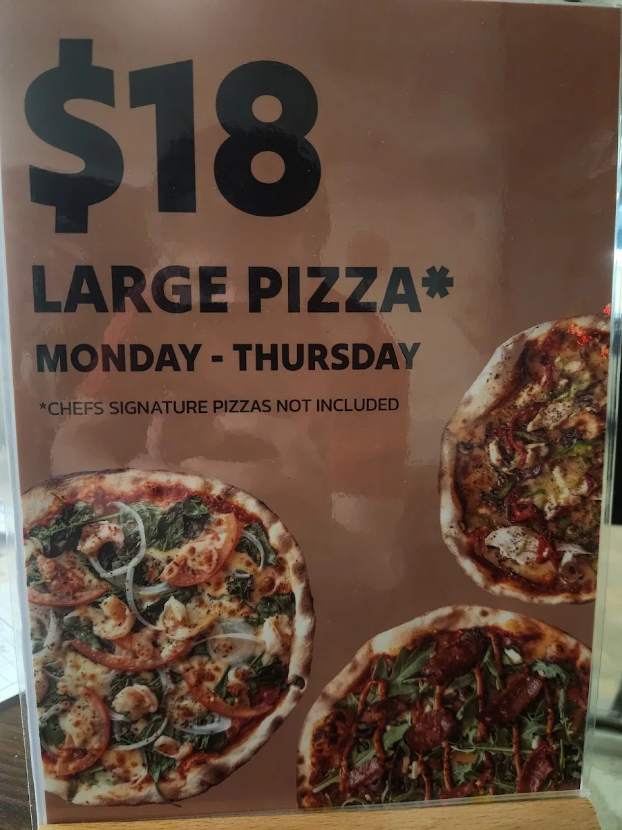 Menu, Ciao Ciao Pizza