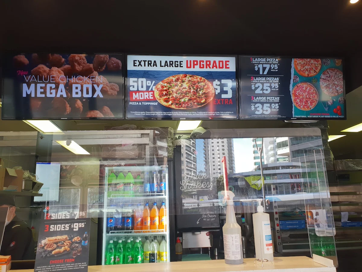Menu, Domino's Pizza Chatswood