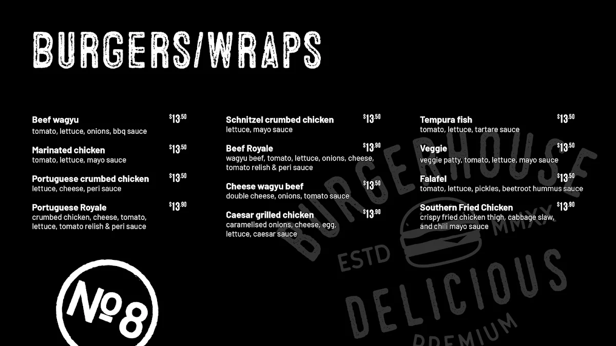 Menu, Haus Cafe and Foodery