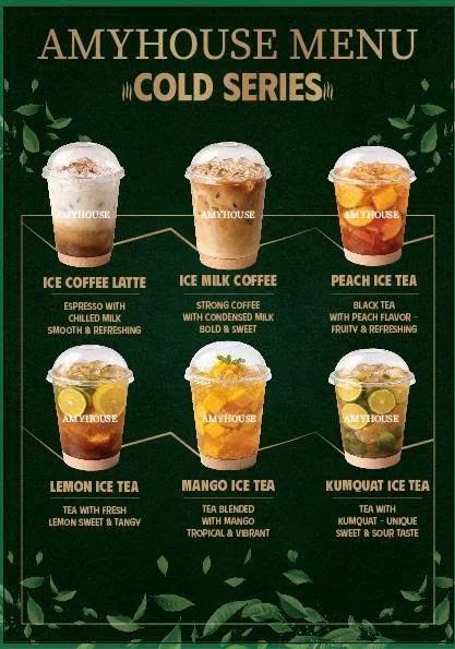 Menu, Amy House