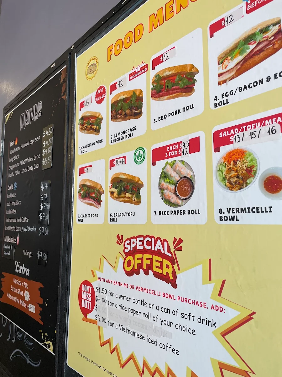Menu, Bami Wonders