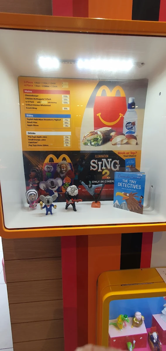 Menu, McDonald's Carousel Food Hall