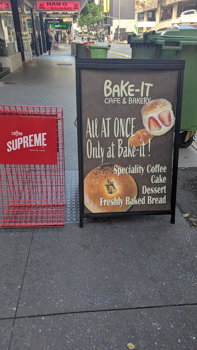 Menu, BAKE-IT BAKERY AND CAFE