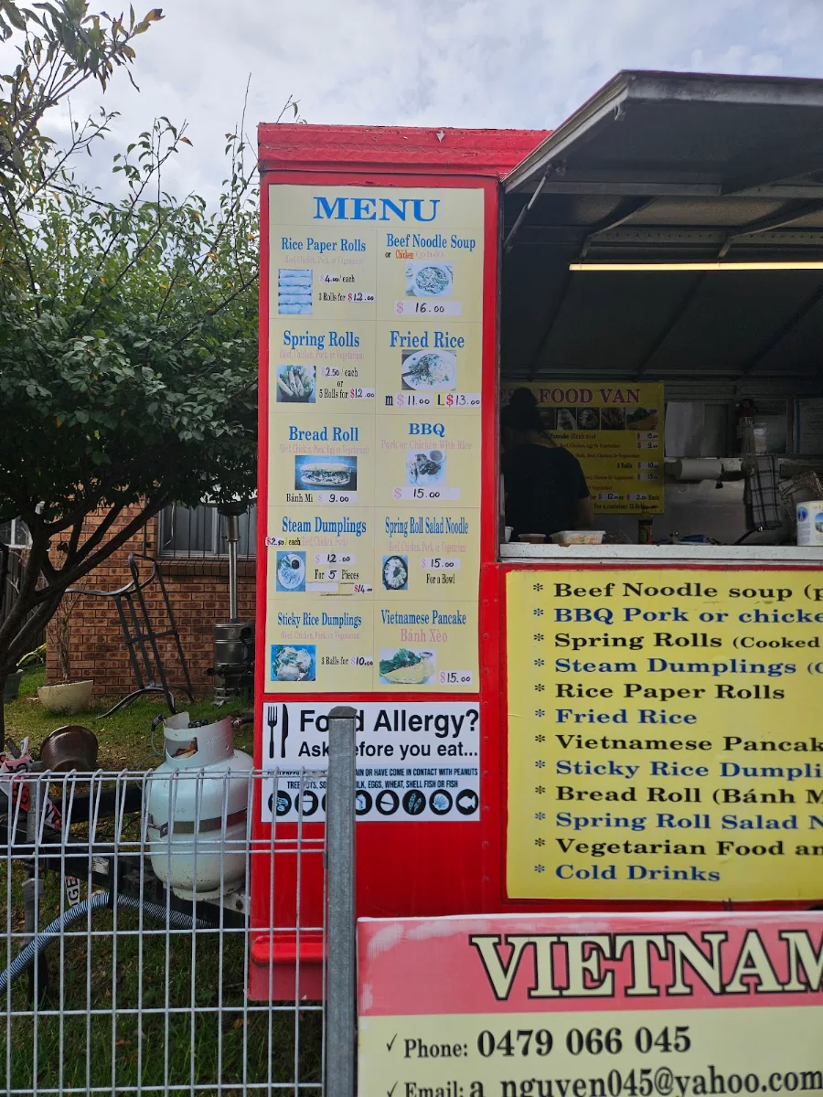 Menu, Vietnamese food