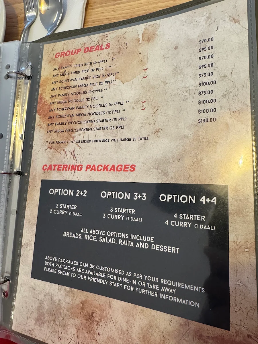 Menu, Kesari Indian Kitchen - Clayton