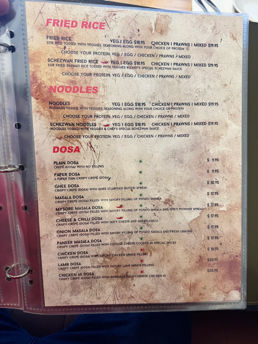 Menu, Kesari Indian Kitchen - Clayton