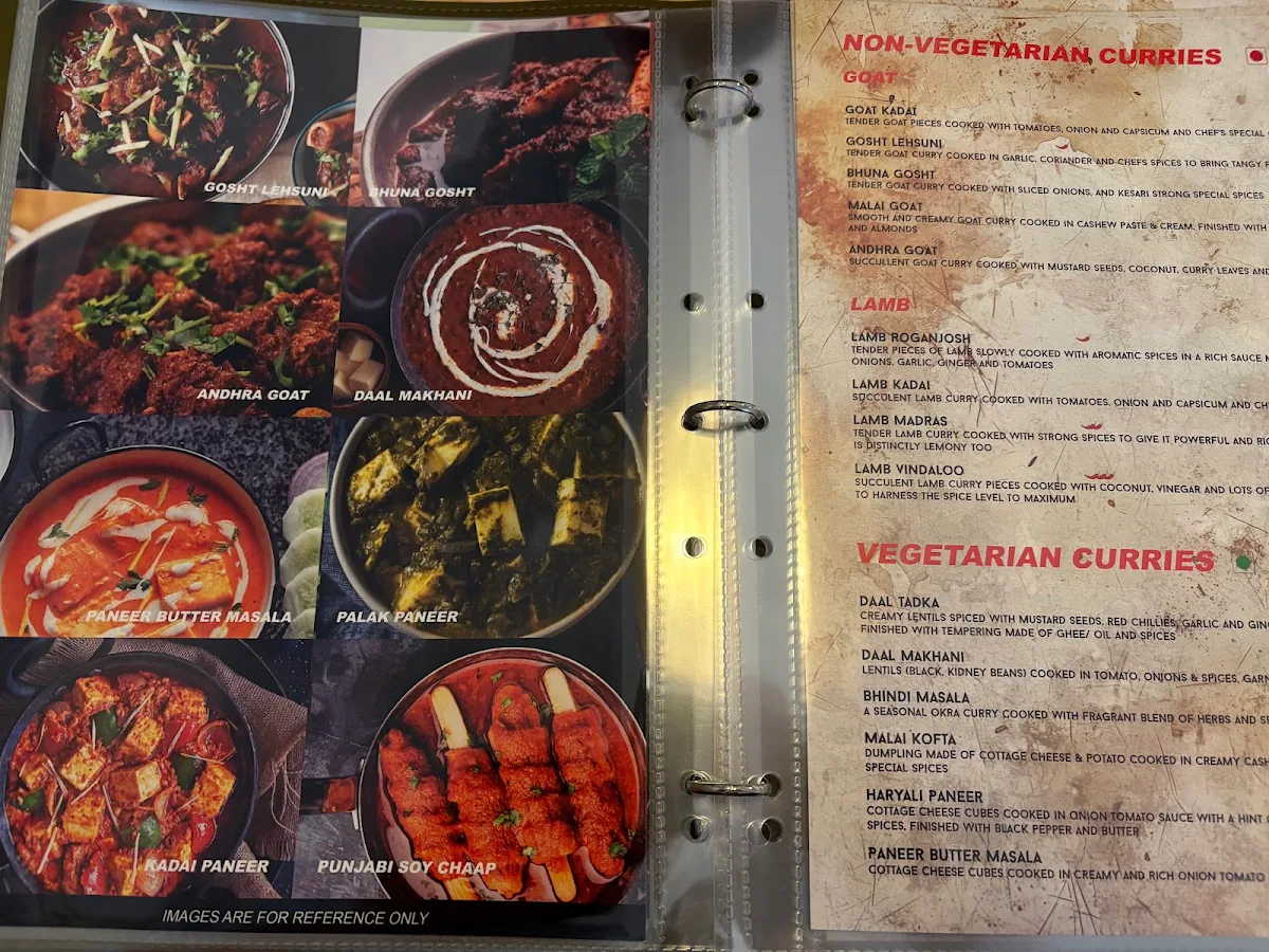 Menu, Kesari Indian Kitchen - Clayton