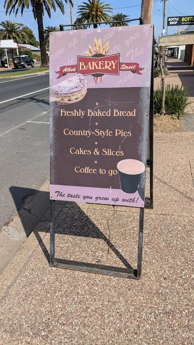 Menu, Albert Street Bakery