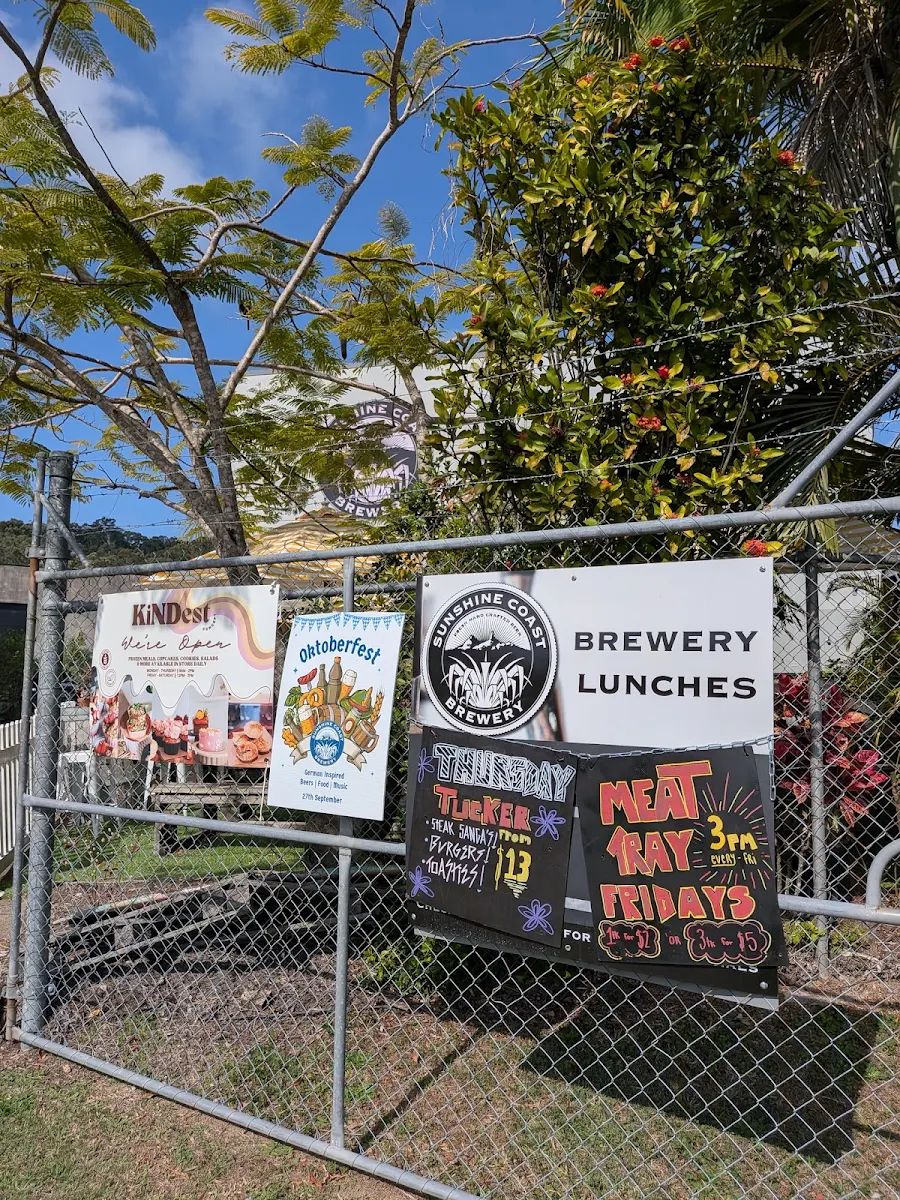 Menu, Sunshine Coast Brewery