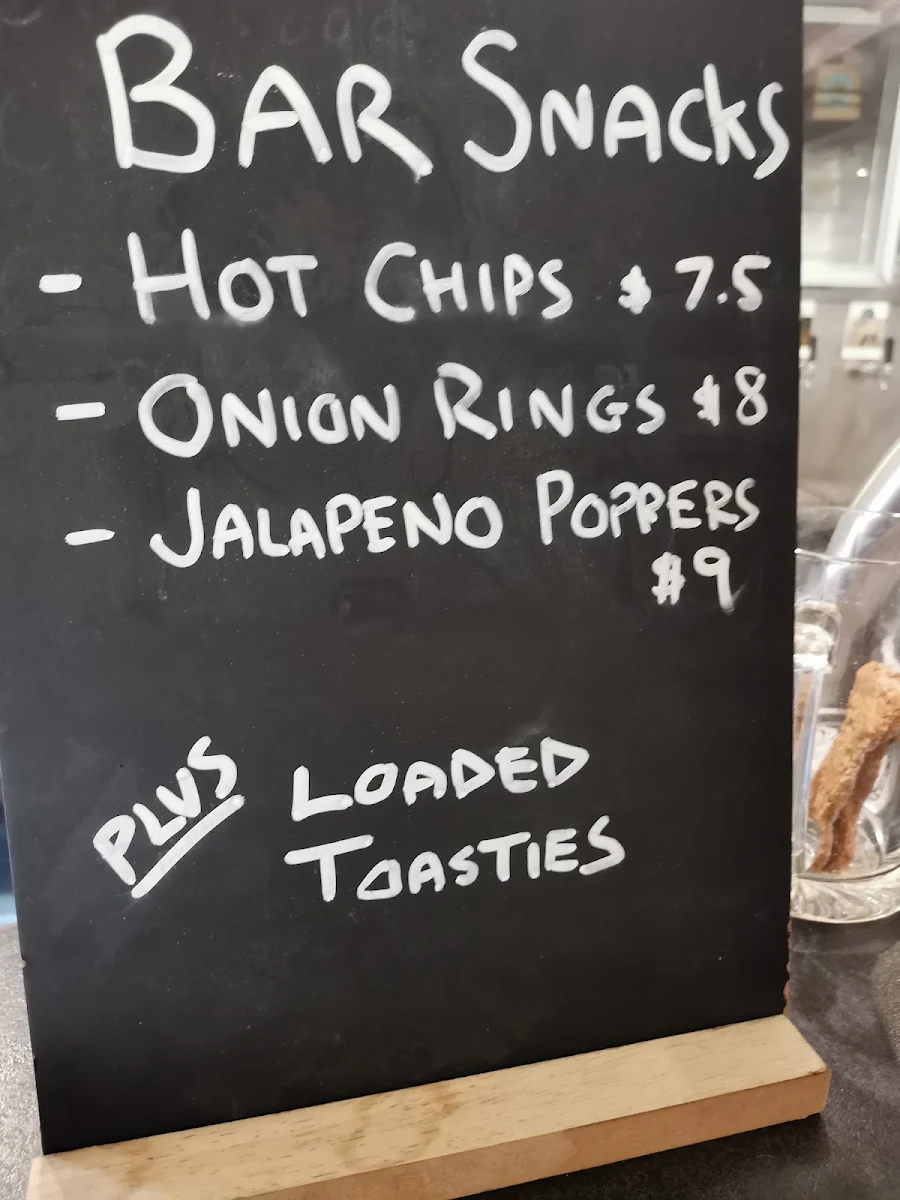 Menu, Sunshine Coast Brewery