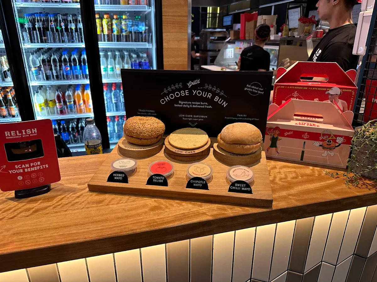Menu, Grill'd Burgers - Doncaster