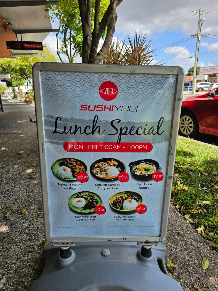 Menu, Sushi Yogi | Japanese Restaurant-Upper Mount Gravatt