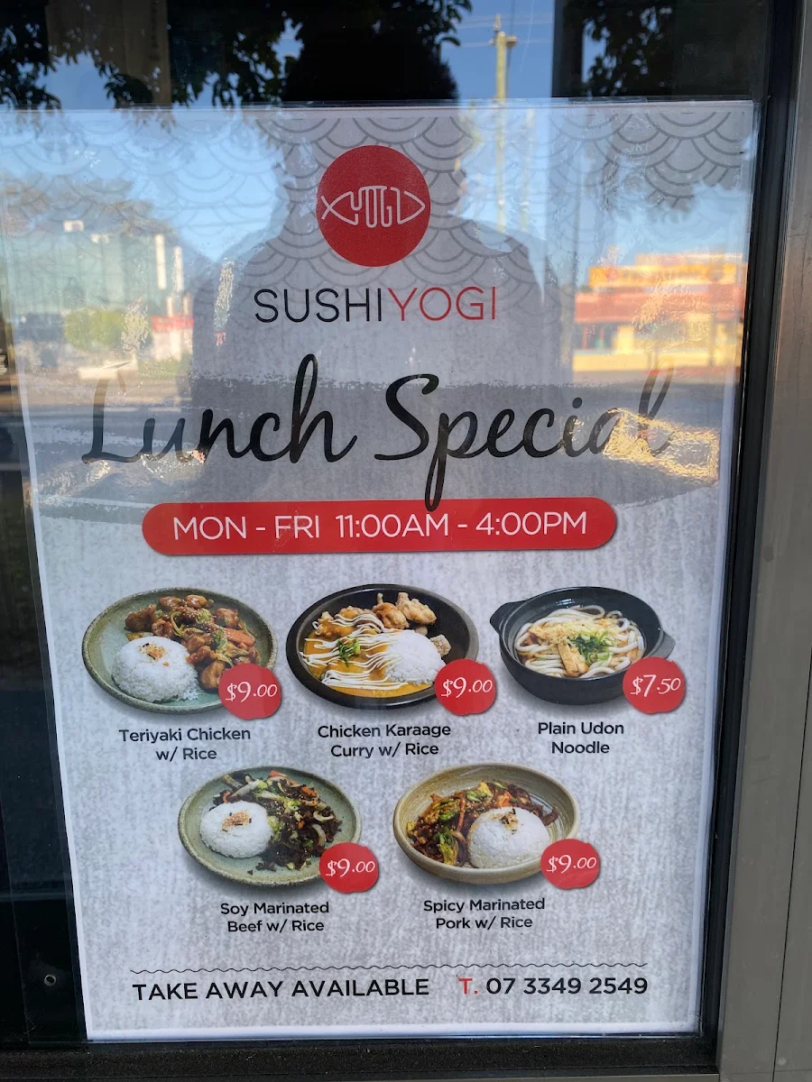 Menu, Sushi Yogi | Japanese Restaurant-Upper Mount Gravatt