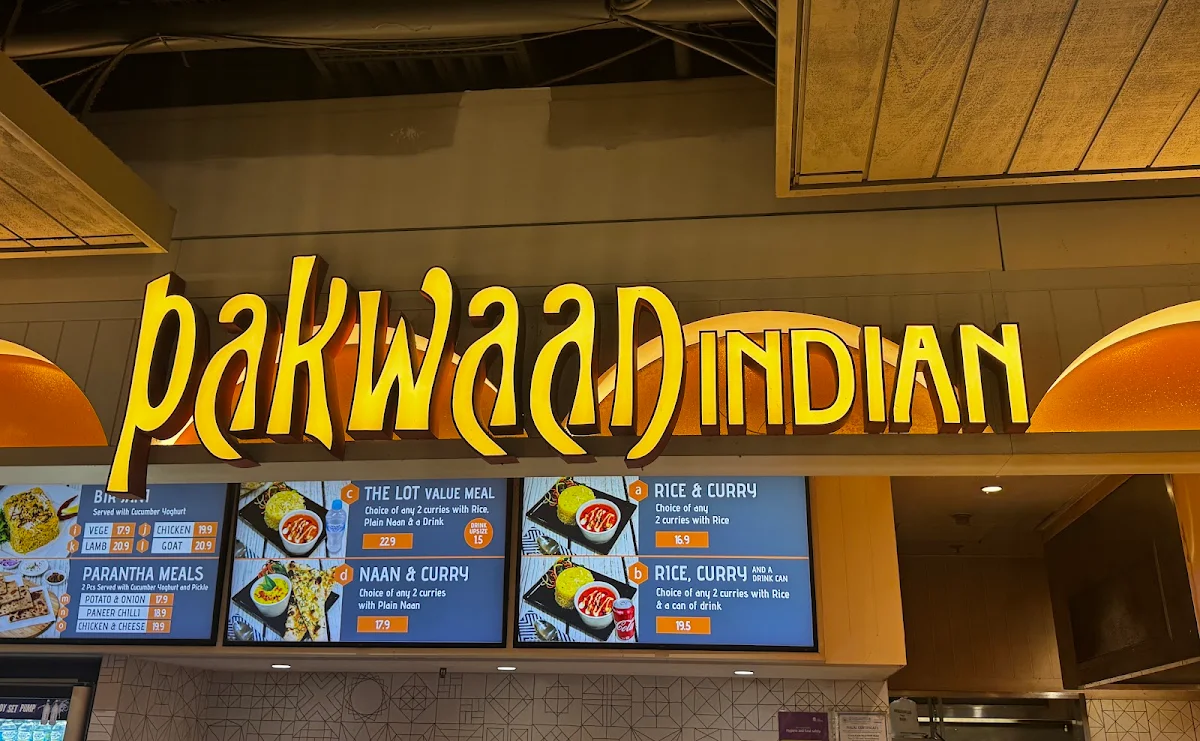 Menu, Pakwaan Indian Roselands