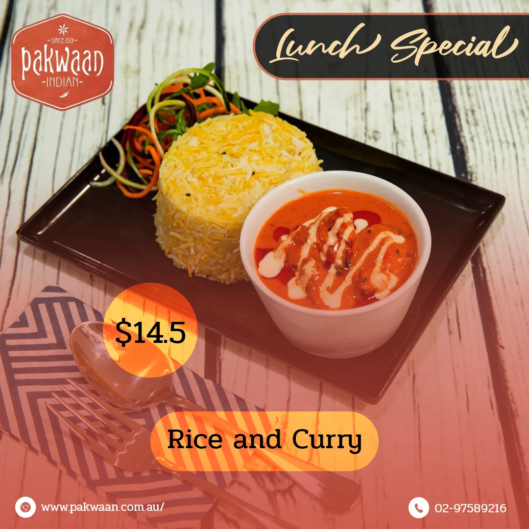 Menu, Pakwaan Indian Roselands