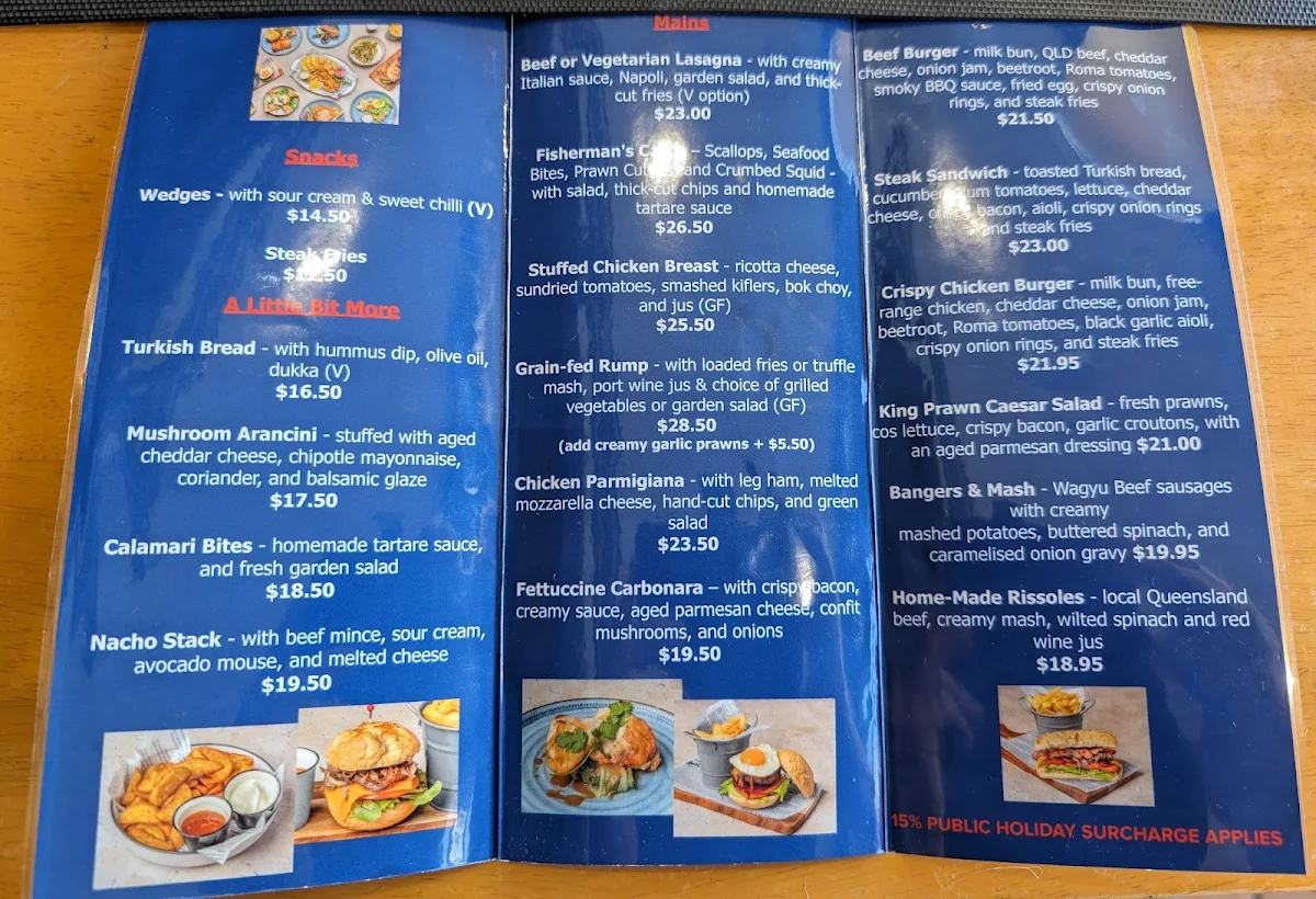 Menu, The Envy Hotel