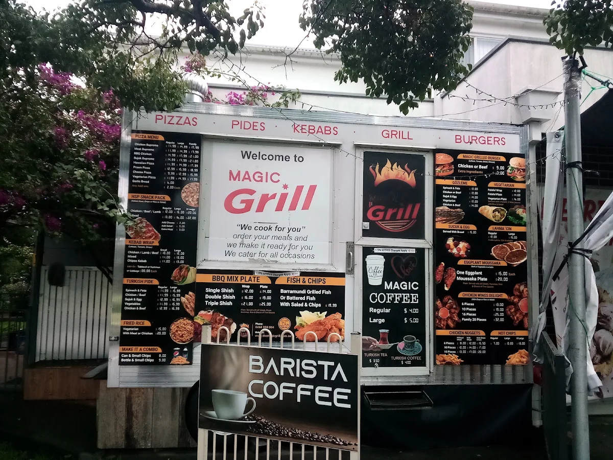 Menu, Magic Grill