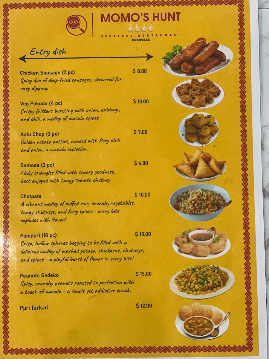 Menu, Momo's Hunt