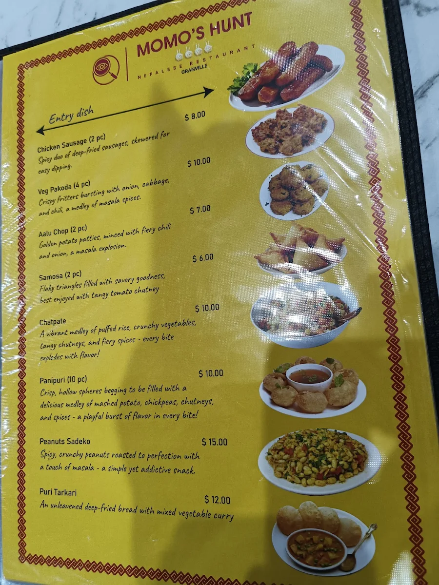 Menu, Momo's Hunt