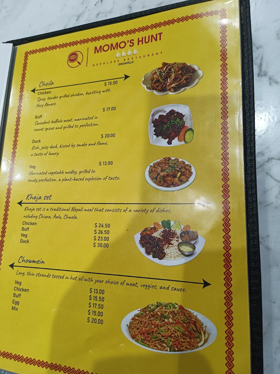 Menu, Momo's Hunt