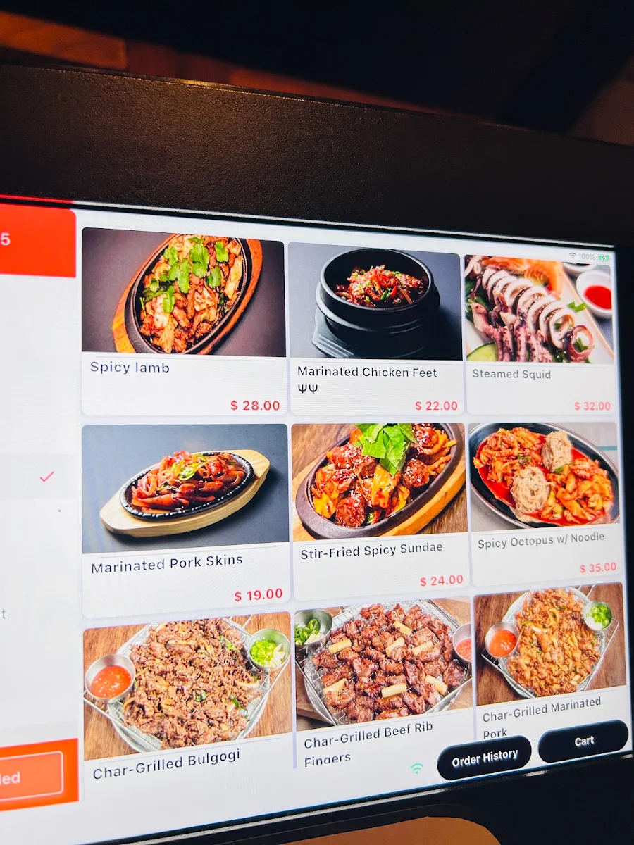 Menu, Joomak