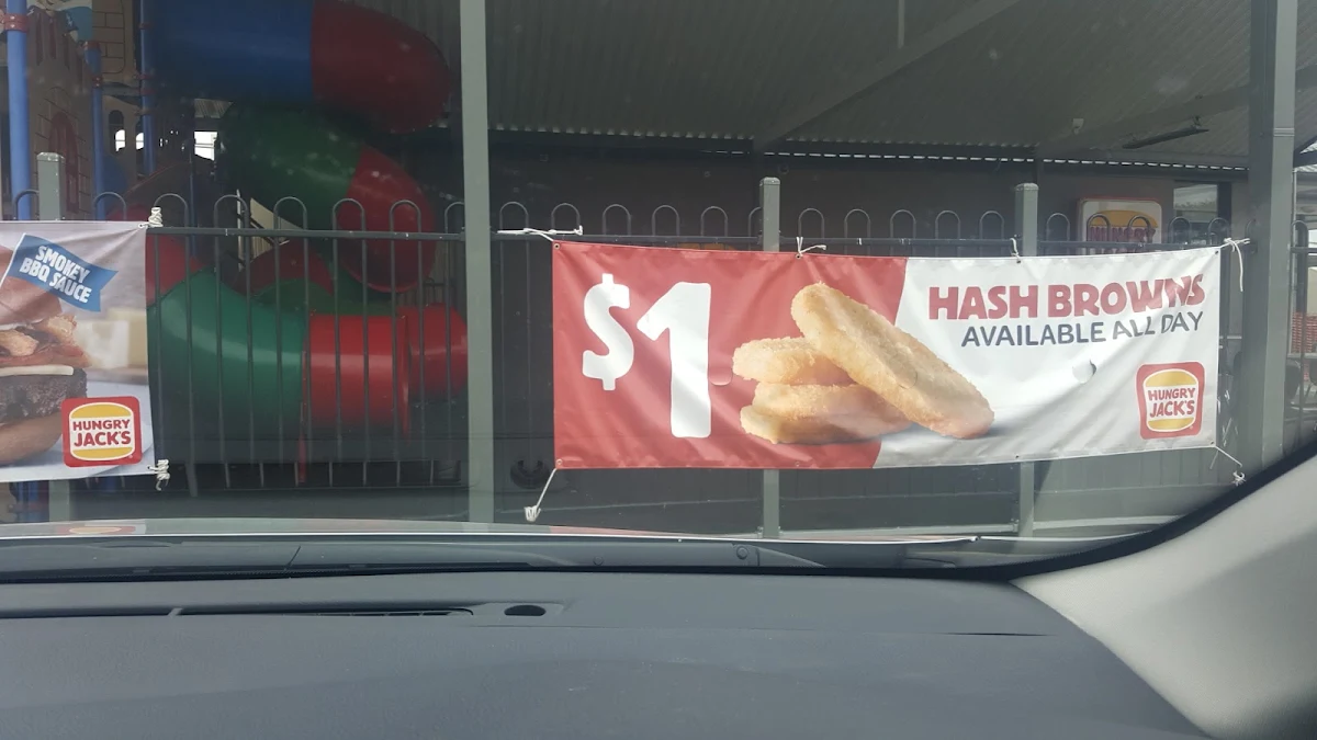 Menu, Hungry Jack's Burgers Broken Hill