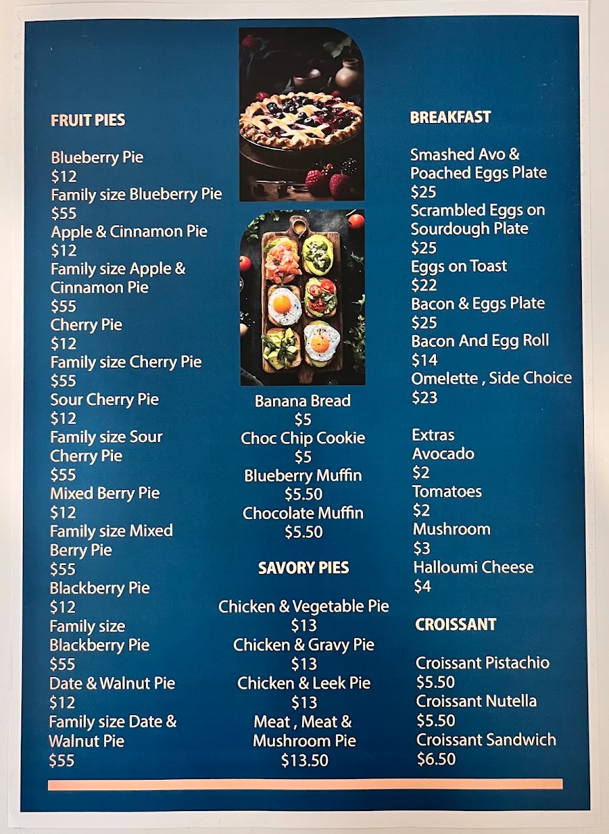 Menu, CAFE LUMI