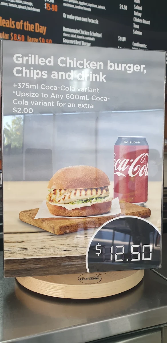 Menu, Tina's cafe & kitchen