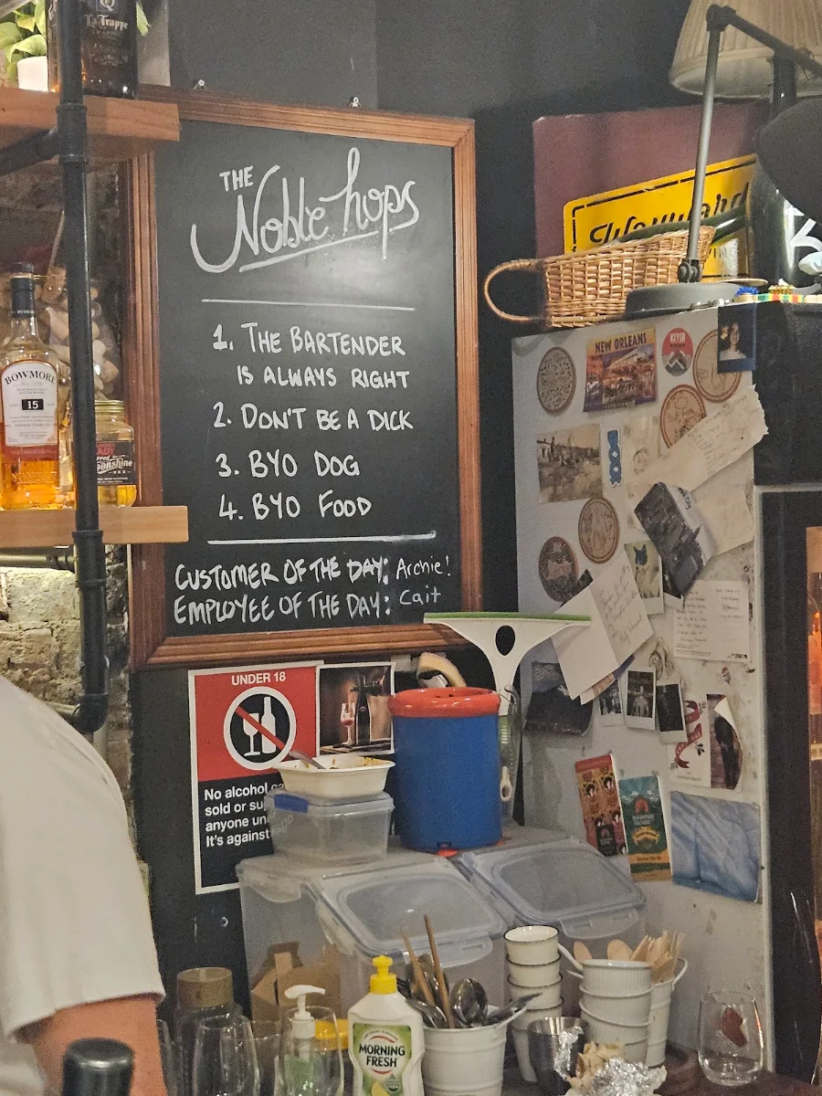 Menu, The Redfern