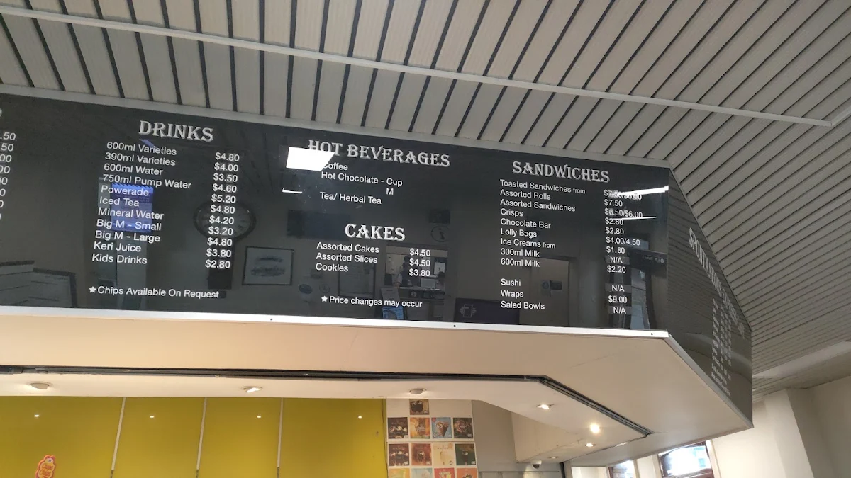 Menu, Spontaneous Express Cafe
