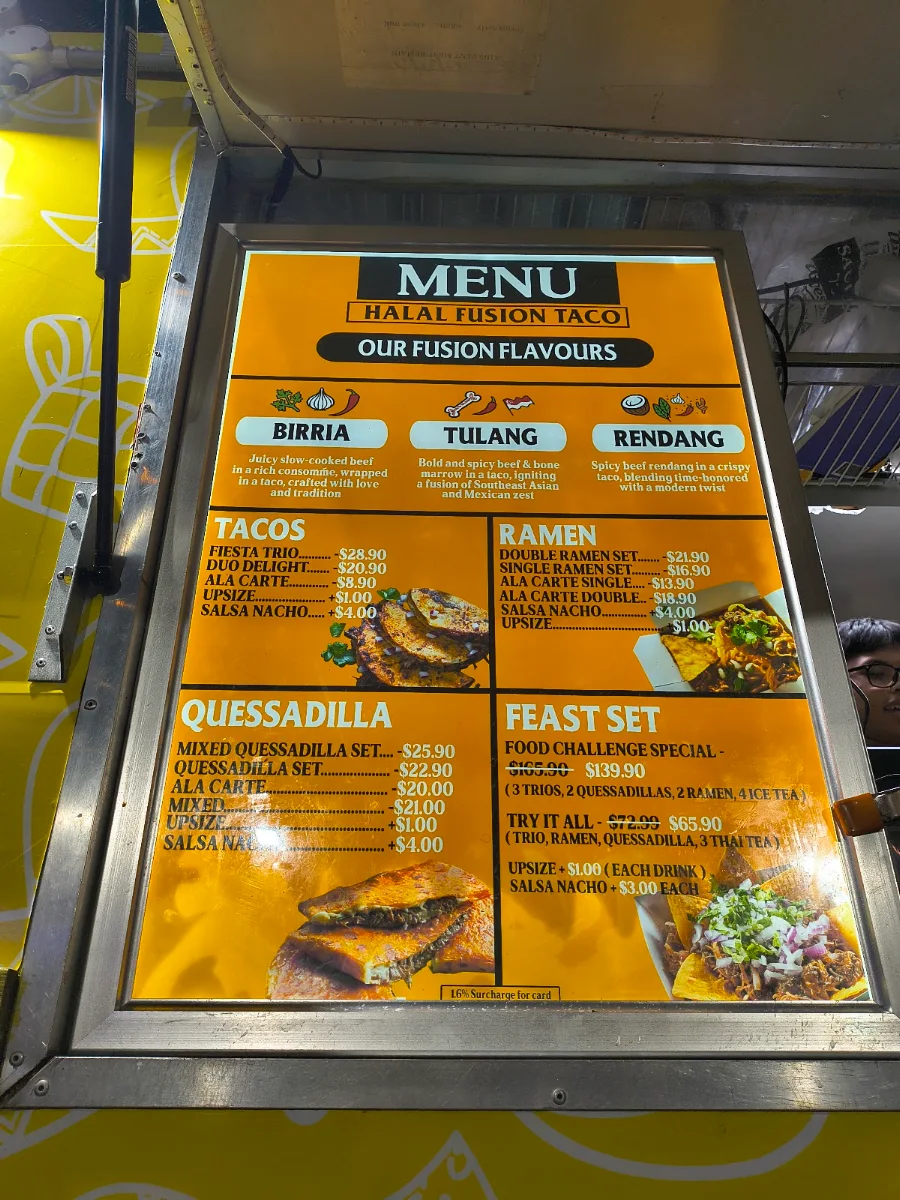 Menu, Eats Dandenong