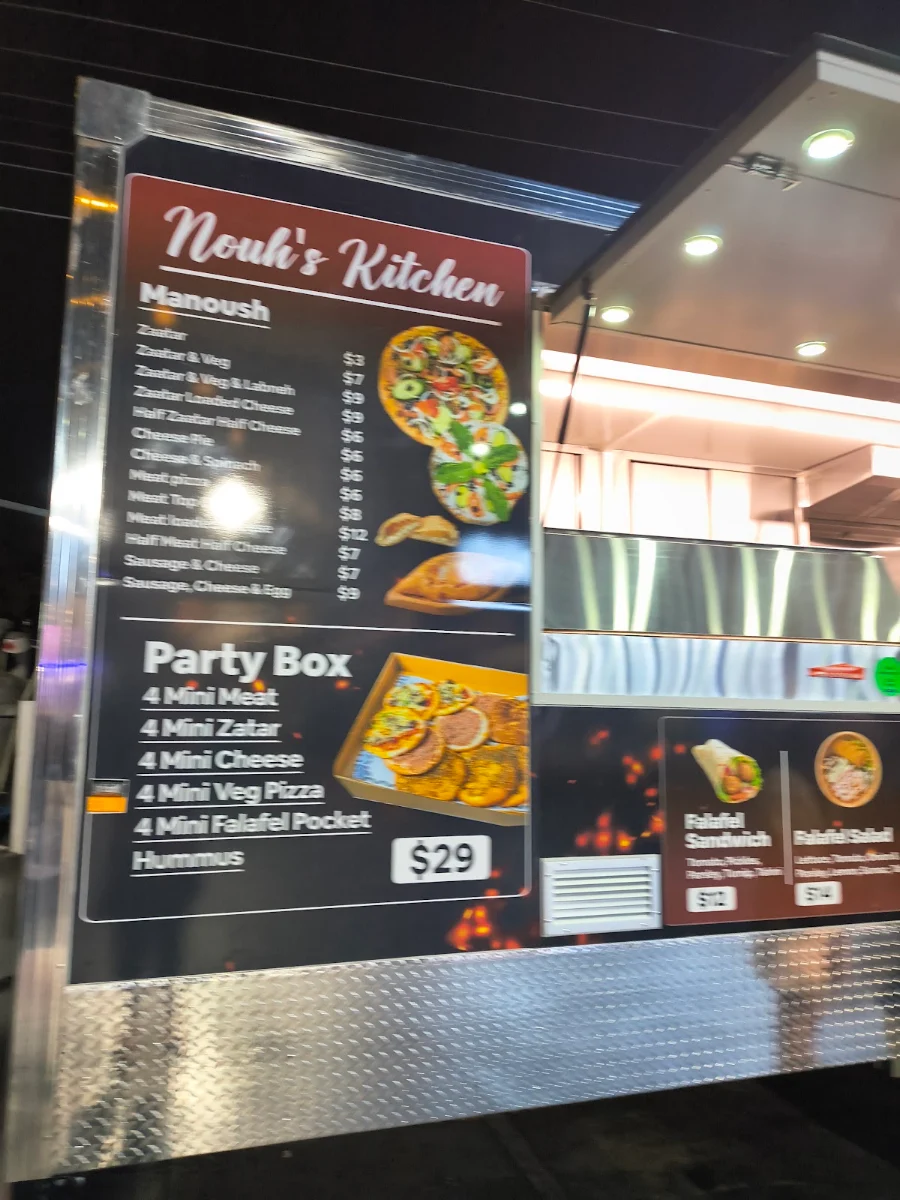 Menu, Eats Dandenong