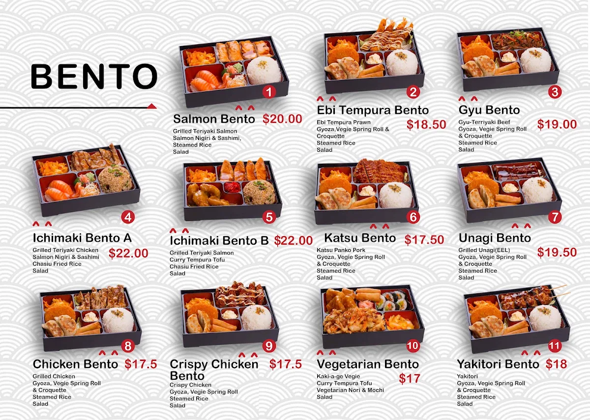 Menu, Ichi-maki