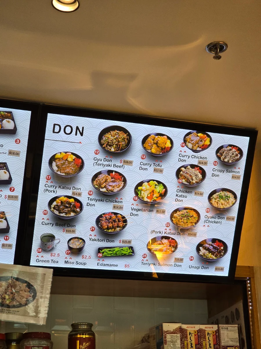 Menu, Ichi-maki