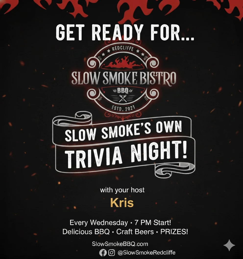Menu, Slow Smoke Bistro