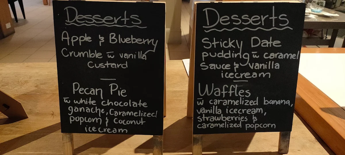 Menu, Beach Hotel