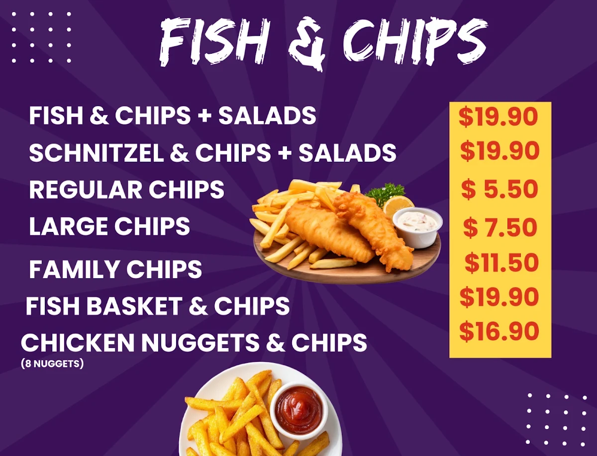 Menu, Village kebab & Pides