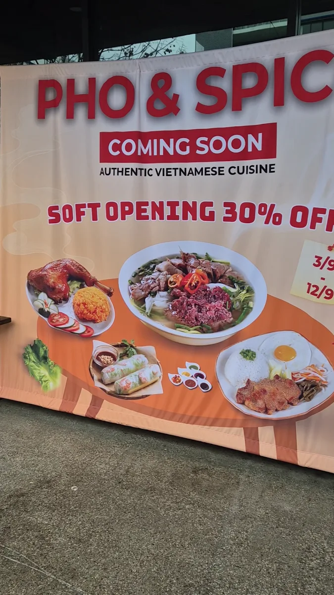 Menu, Pho & Spice
