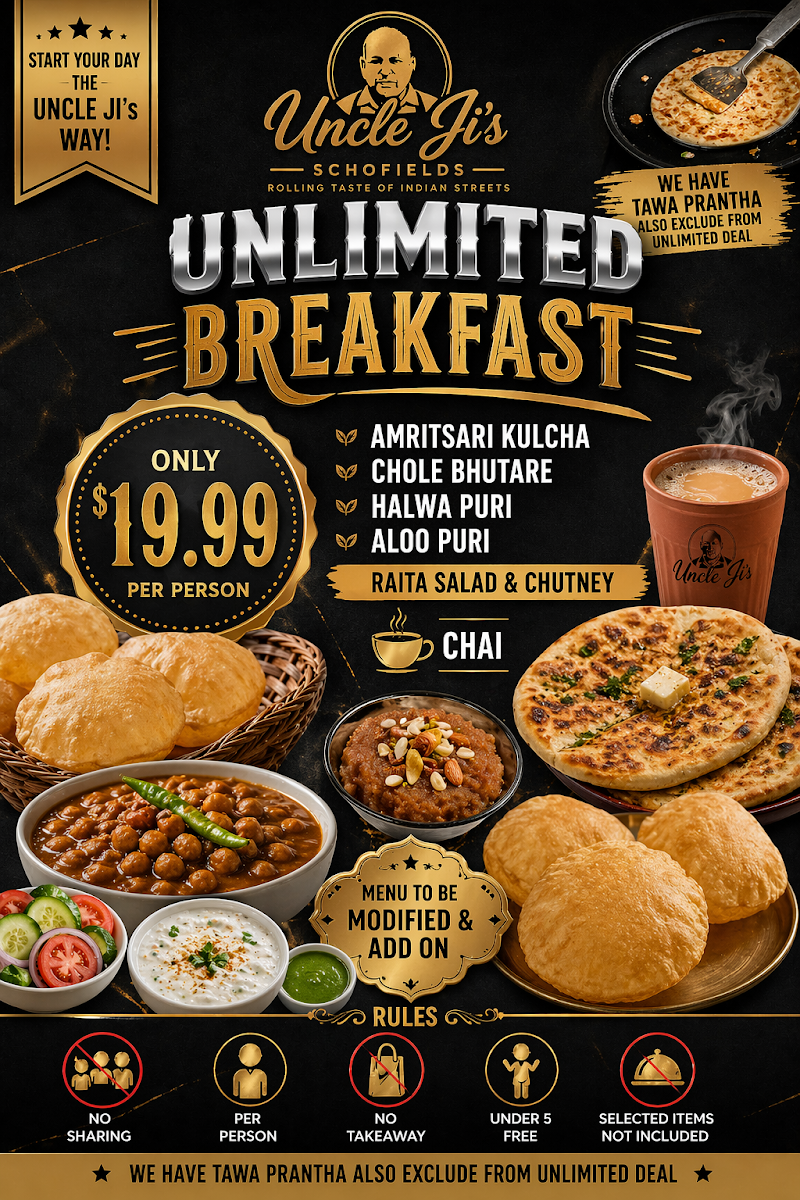 Menu, Uncle Jis Schofields